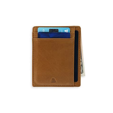 andar slim rfid minimalist card case|Andar Leather Slim Wallet, Minimalist Front Pocket RFID .